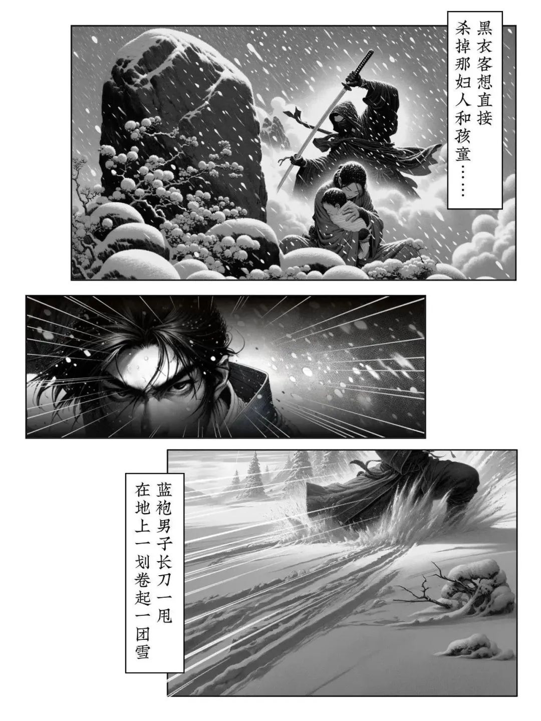 如何用AI画一部武侠漫画?