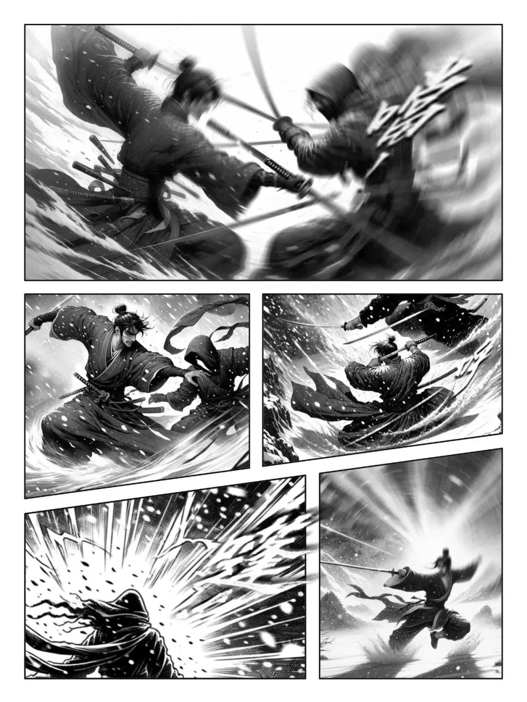 如何用AI画一部武侠漫画?
