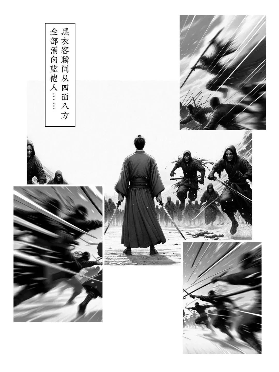 如何用AI画一部武侠漫画?