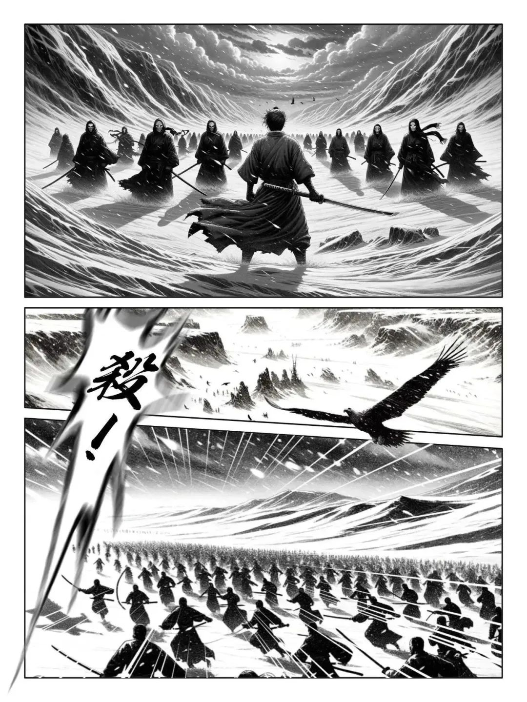 如何用AI画一部武侠漫画?