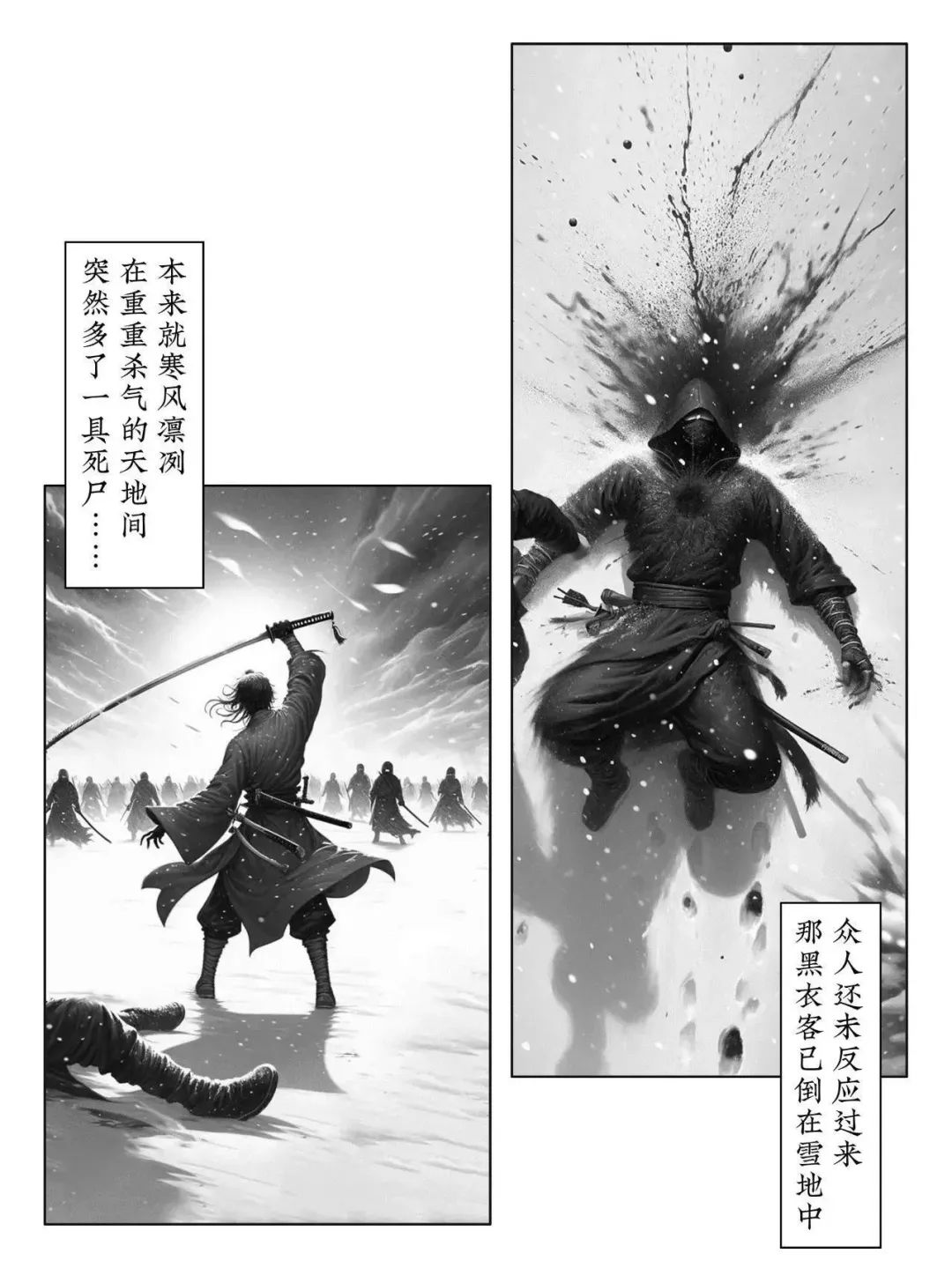 如何用AI画一部武侠漫画?