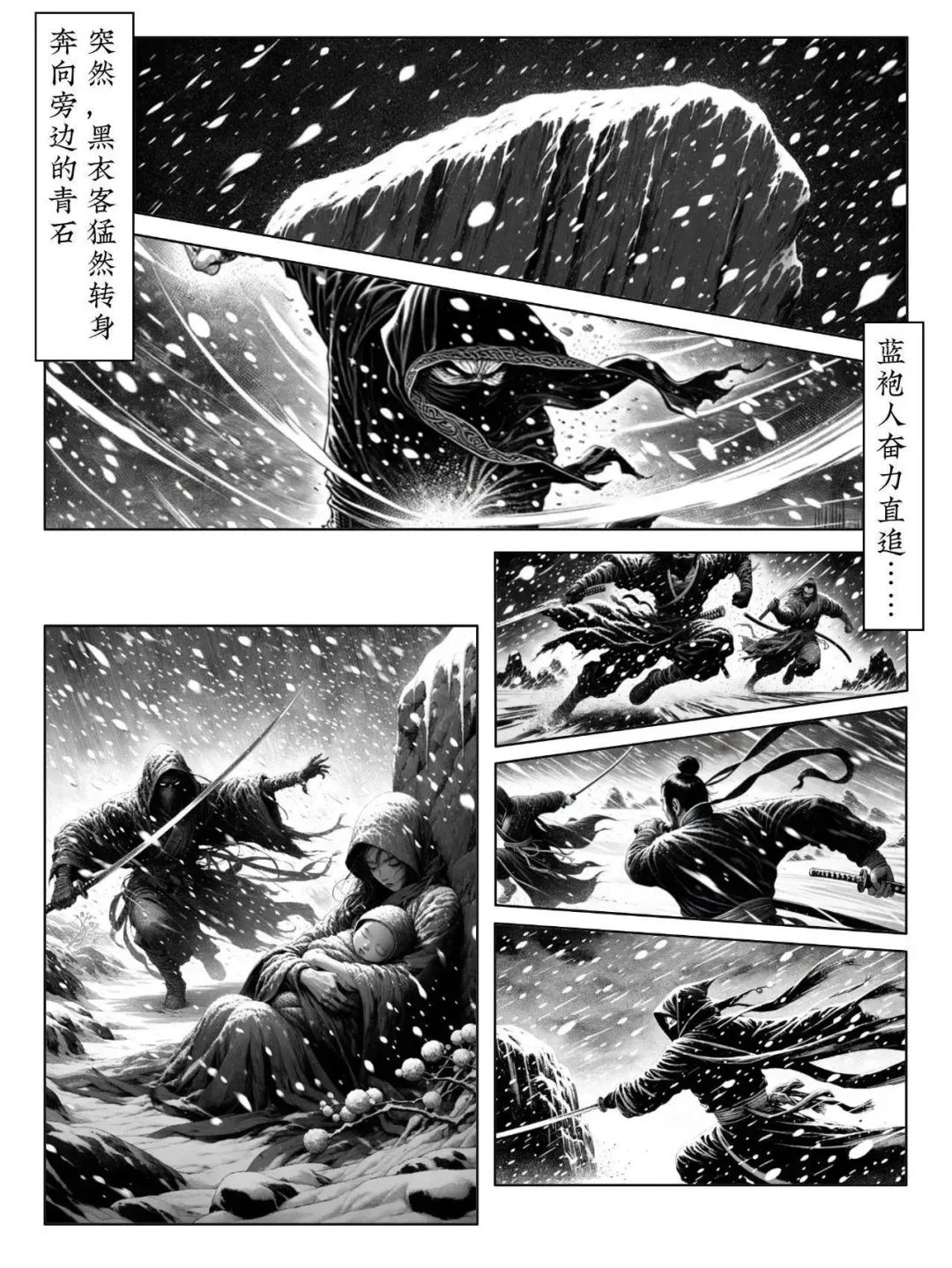 如何用AI画一部武侠漫画?